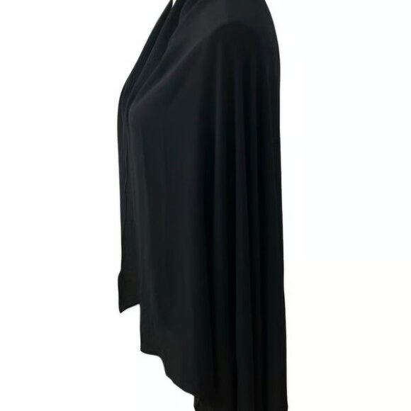 NWT Black Show Me Your Mumu Shawl Cape Wrap One size fits all - Picture 3 of 8